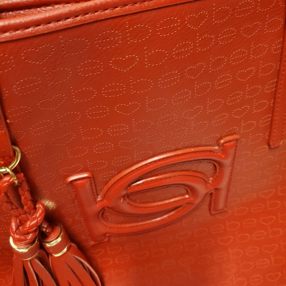 BEBE Red Purse - Picture 4 of 13